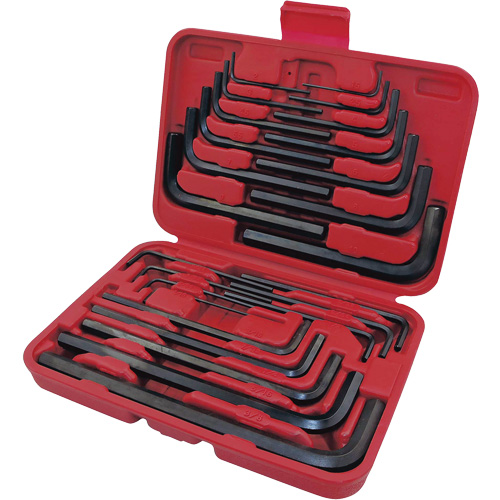 JHK-25SM Hex Key Set, 25 Pcs., Metric & Imperial Moffatt Supply & Specialties