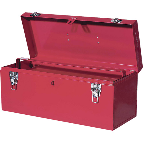 TB21 Steel Hand Tool Box, 8-3/4" D x 20" W x 9-3/8" H, Red Moffatt Supply & Specialties