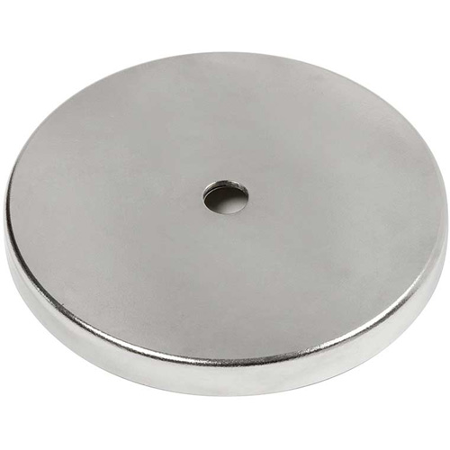Aimants ronds &agrave; profil bas, dia. 1-1/4", Force de 35 lb Moffatt Supply & Specialties