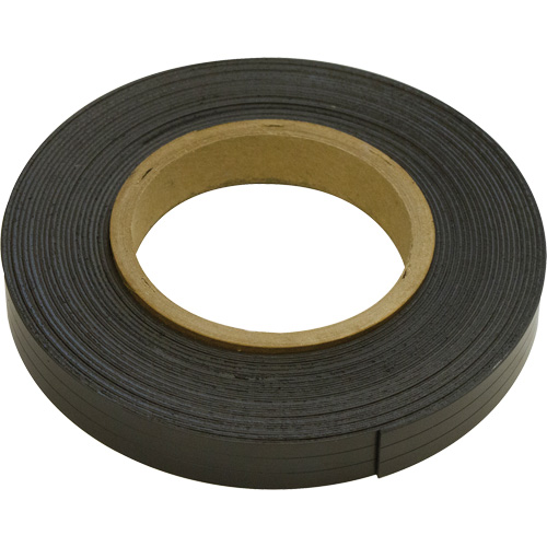 Magnetic Strips, 100' L x 1" W, 1/16" Thickness, Strength of 6 lbs. per Lin. Ft. Moffatt Supply & Specialties