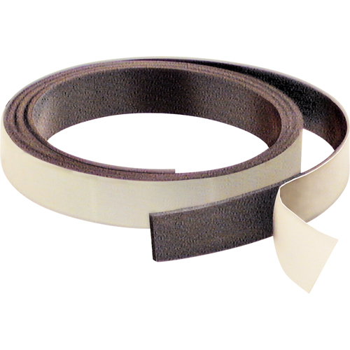 Magnetic Strips, 100' L x 3/4" W, 1/16" Thickness, Strength of 5 lbs. per Lin. Ft. Moffatt Supply & Specialties