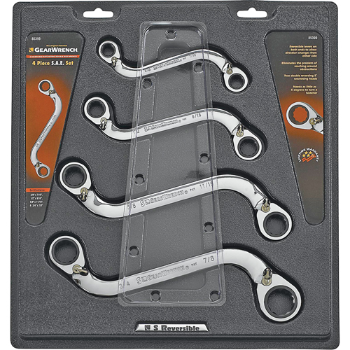 "S" Reversible Wrench Set - 4 Pieces Moffatt Supply & Specialties