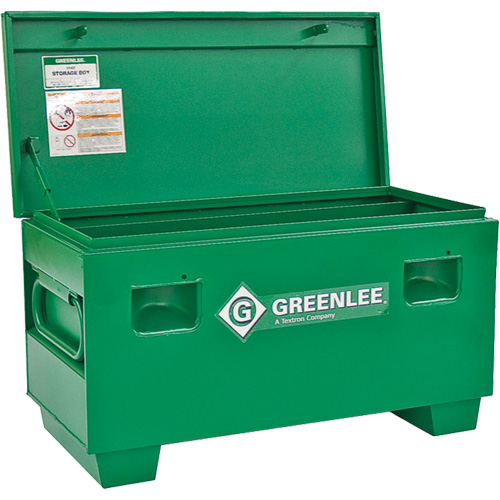 Jobsite Chest, 42" x 20" x 20", Steel, Green Moffatt Supply & Specialties