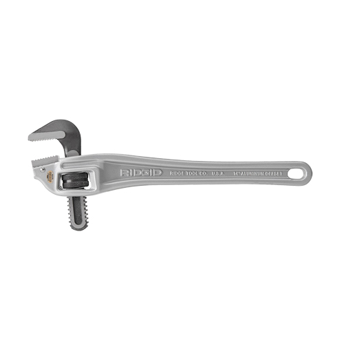 Off-Set Pipe Wrench, 2" Jaw Capacity, 14" Long Moffatt Supply & Specialties