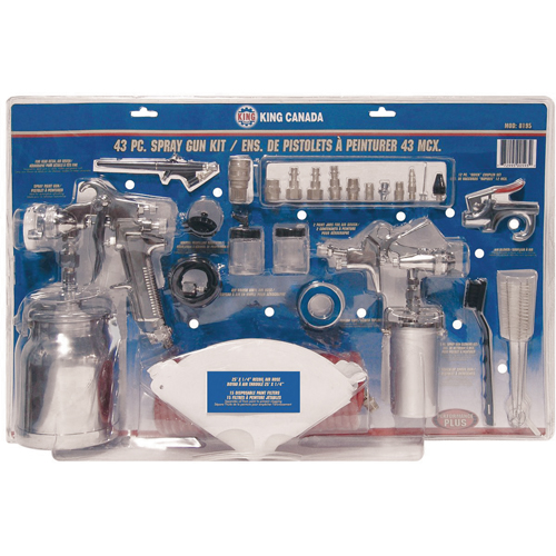 43-Pc. Spray Gun Kits Moffatt Supply & Specialties