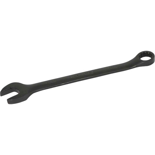 Flat Shank Combination Wrench, 12 Point, 14 mm, Black Oxide Finish Moffatt Supply & Specialties