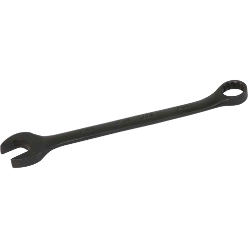 Flat Shank Combination Wrench, 12 Point, 15 mm, Black Oxide Finish Moffatt Supply & Specialties