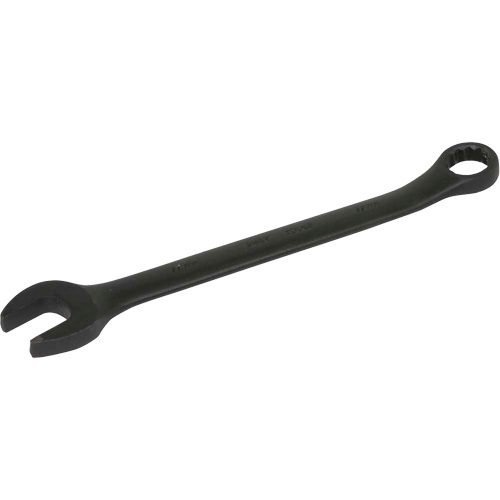 Flat Shank Combination Wrench, 12 Point, 19 mm, Black Oxide Finish Moffatt Supply & Specialties