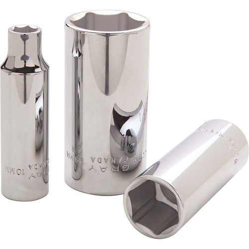  Socket, 10 mm, 1/2" Drive, 6 Points, Deep Moffatt Supply & Specialties
