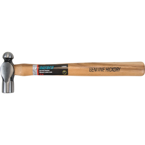 Ball Pein Hammer, 8 oz. Head Weight, Plain Face, Wood Handle Moffatt Supply & Specialties
