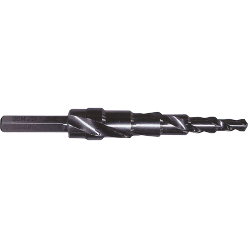 Progressive Step Drill, 3/16" - 7/8" , 1/16" Increments, High Speed Steel Moffatt Supply & Specialties
