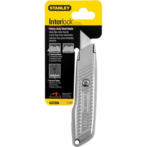 Couteau utilitaire &agrave; lame fixe Interlock, 5-1/2", Lame M&eacute;tal Moffatt Supply & Specialties