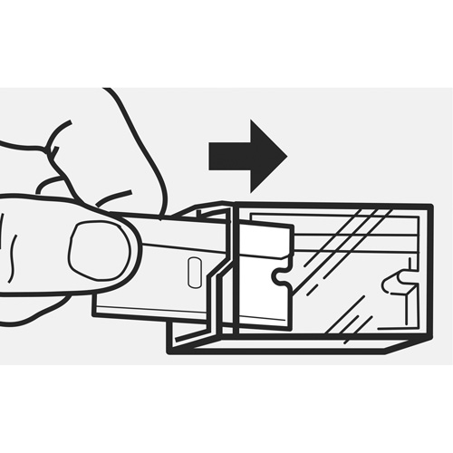 Lame pour grattoir &agrave; verre, Lame Acier &agrave; haute teneur en carbone Moffatt Supply & Specialties