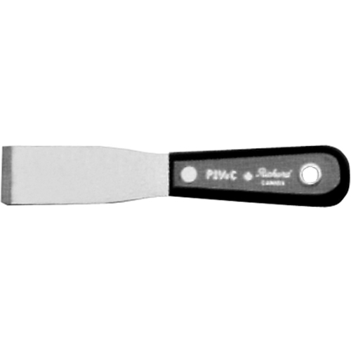 Putty Knife Chisel, Steel Blade, 1-1/4" Wide, Polypropylene Handle Moffatt Supply & Specialties