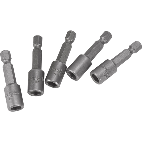Nutsetters, 1/4" Tip, 1/4" Drive, 1-5/8" L, Magnetic Moffatt Supply & Specialties