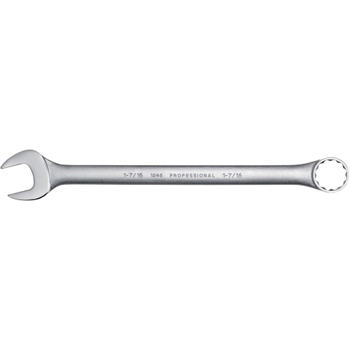 Combination Wrench, 12 Point, 1-7/16", Satin Finish Moffatt Supply & Specialties