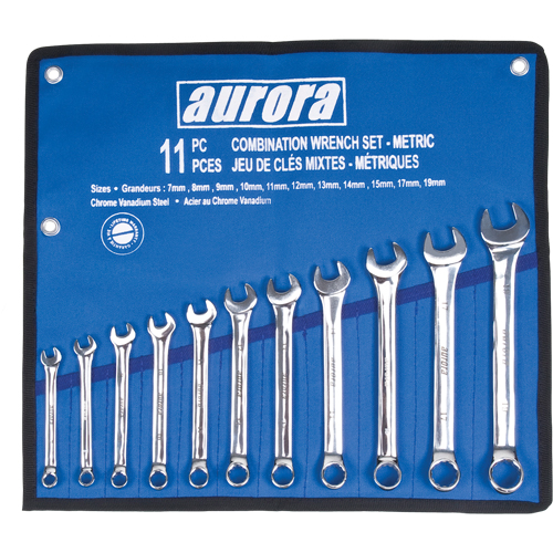 Wrench Set, Combination, 11 Pieces, Metric Moffatt Supply & Specialties