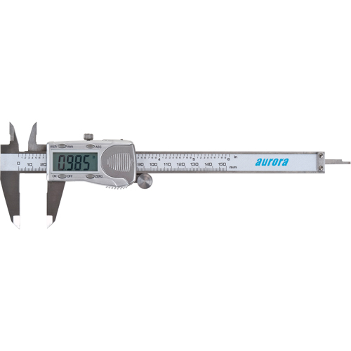 Electronic Digital Calipers, 0.001" (0.03 mm) Resolution, 0 - 6" (0 - 152 mm) Range Moffatt Supply & Specialties