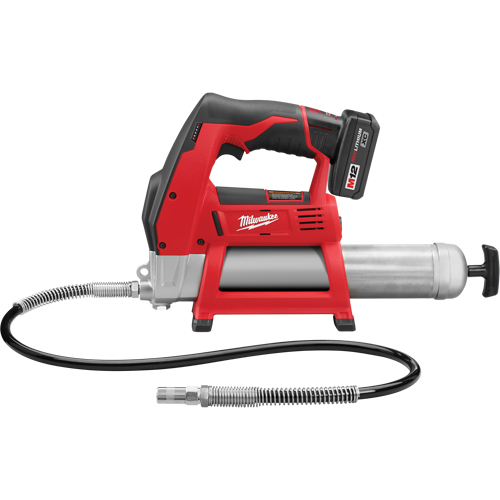M12 Cordless Grease Gun Kit, Lithium-Ion, 12 V Moffatt Supply & Specialties