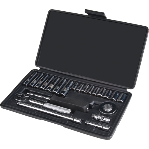 Jeu de douilles, 22 Mcx, Prise de 1/4", Profond Moffatt Supply & Specialties