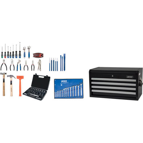 Starter Tool Set with Steel Chest, 70 Pieces Moffatt Supply & Specialties