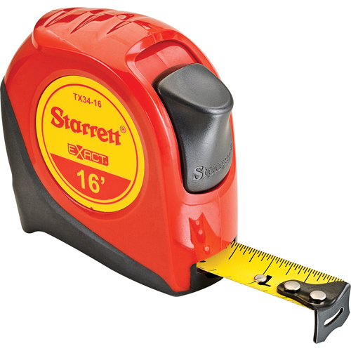 Measuring Tape, 19 mm x 16', 1/16" Graduations Moffatt Supply & Specialties