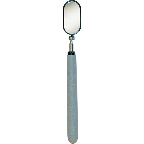 Inspection Mirror, Oval, 1-1/2" L x 1-1/4" W, Telescopic Moffatt Supply & Specialties