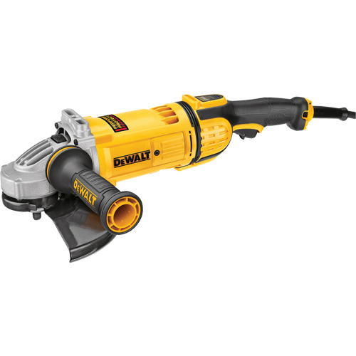 Large Angle Grinder with No Lock-On Switch, 9", 120 V, 15 A, 6500 RPM Moffatt Supply & Specialties