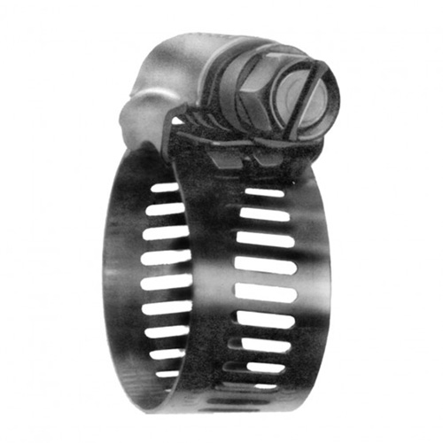 Hose Clamps - Stainless Steel Band & Screw, Min Dia. 0.563, Max Dia. 1-1/4" Moffatt Supply & Specialties