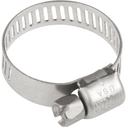 Hose Clamps - Stainless Steel Band & Screw, Min Dia. 0.316, Max Dia. 7/8" Moffatt Supply & Specialties