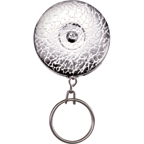 Porte-cl&eacute;s &agrave; d&eacute;vidoir The Original, Chrome, C&acirc;ble 24", Fixation Agrafe de ceinture Moffatt Supply & Specialties