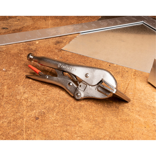 Pince-&eacute;tau pour feuille de m&eacute;tal, Longueur 8" Moffatt Supply & Specialties