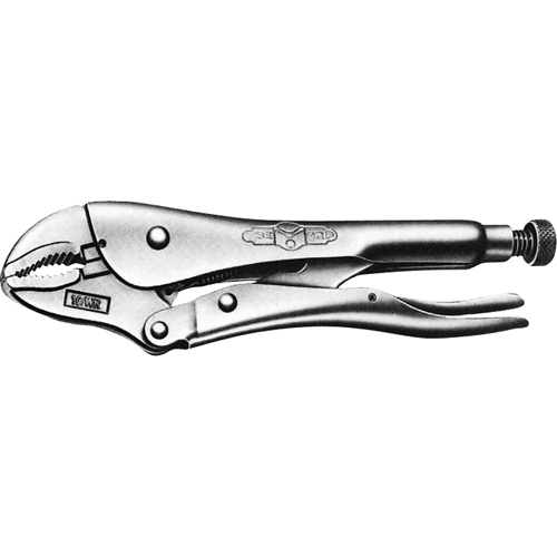 Vise-Grip&reg; Pliers with Wire Cutter, 4" Length, Curved Jaw Moffatt Supply & Specialties