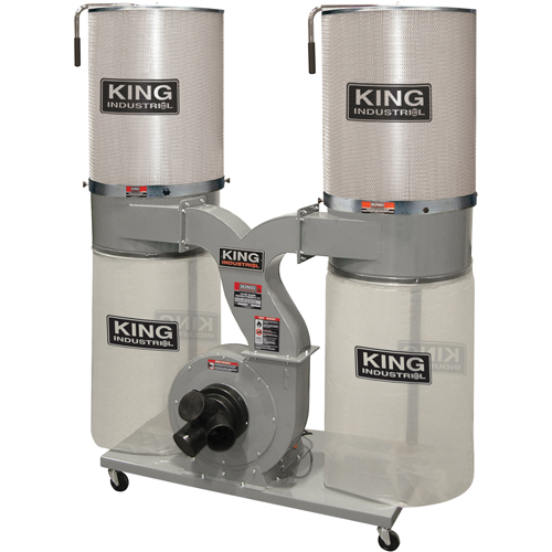 Dust Collectors with 2 Canister Filters, 55-1/2" x 23" x 70" Moffatt Supply & Specialties