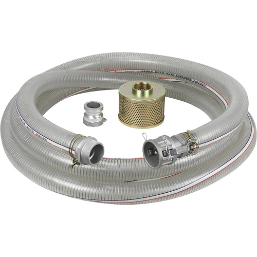 Reinforced Suction Hose Kit for Water Pump, 2" x 300" Moffatt Supply & Specialties
