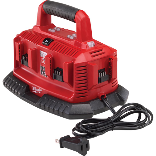 Chargeur de type s&eacute;quentiel pour six piles M18, 18 V, Lithium-ion Moffatt Supply & Specialties