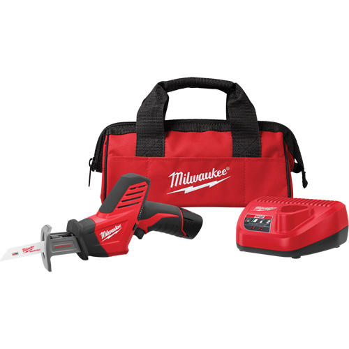 M12 Hackzall&reg; Reciprocating Saw Kit, 12 V, Lithium-Ion Battery, 0 - 3000 SPM Moffatt Supply & Specialties