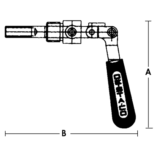 Straight Line Clamps - 601 Series, 5/8" (15.875 mm) Capacity, 100 lbs. Clamping Force Moffatt Supply & Specialties