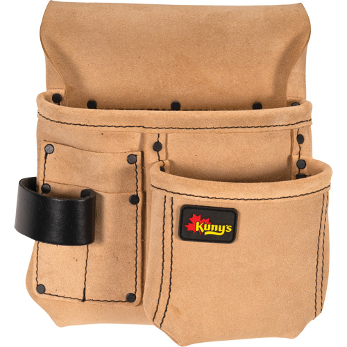 Demi-Tablier De Menuisier, Porte-outil multiple, Cuir, 4 Poches Moffatt Supply & Specialties