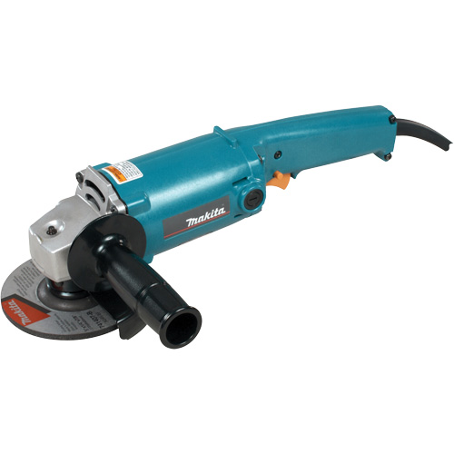 Angle Grinder with Two-Stage AC/DC Safety Trigger Switch, 5", 120 V, 10 A, 12000 RPM Moffatt Supply & Specialties