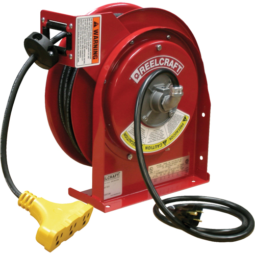 Cord Reels, 45', SJEOOW, 12 Gauge, 15 A Moffatt Supply & Specialties