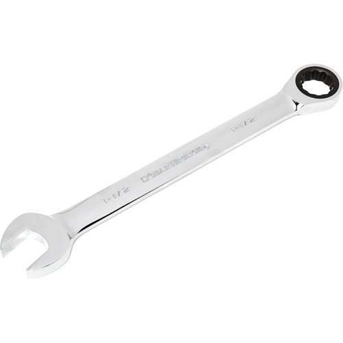 Ratcheting Combination Wrench, 12 Point, 1-1/2", Chrome Finish Moffatt Supply & Specialties