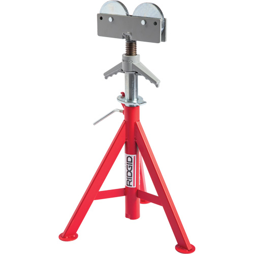 Support de tuyau pour rouleau baiss&eacute; no RJ-98, 59-104 cm R&eacute;glage de la hauteur, 12" Capacit&eacute; max. de tuyau, 1000 lb Capacit&eacute; de charge max. Moffatt Supply & Specialties