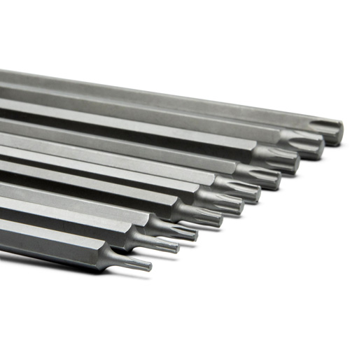 Jeu de douilles longues, Torx, Prise 1/4"/3/8", 10 mrcx Moffatt Supply & Specialties