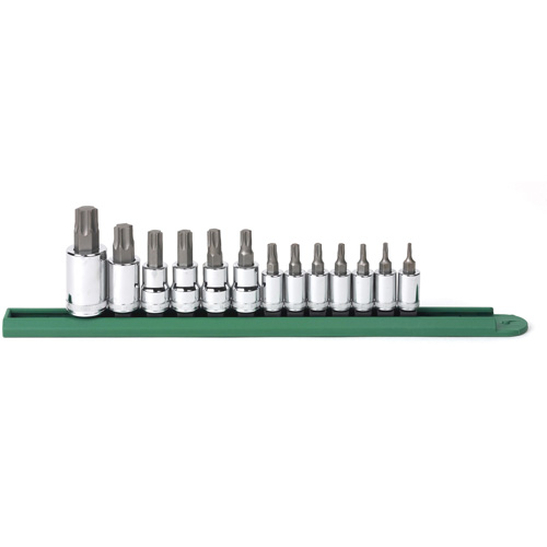 Jeu de douilles &agrave; embouts, Torx, Prise 1/2"/1/4"/3/8", 13 mrcx Moffatt Supply & Specialties