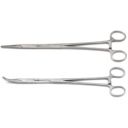 Ensemble de pinces h&eacute;mostatiques droite et &agrave; 45° Double-X, 2 Morceaux Moffatt Supply & Specialties