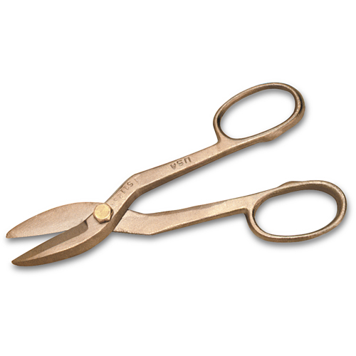 Sheet Metal Snips, 4-1/2" Cut Length, Straight Cut Moffatt Supply & Specialties