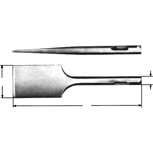 Burin d&eacute;tartreur pneumatique Moffatt Supply & Specialties