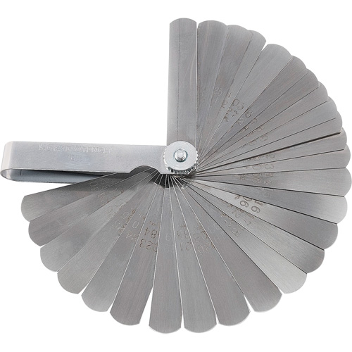 32 Blade Deluxe SAE/Metric Feeler Gauge Moffatt Supply & Specialties