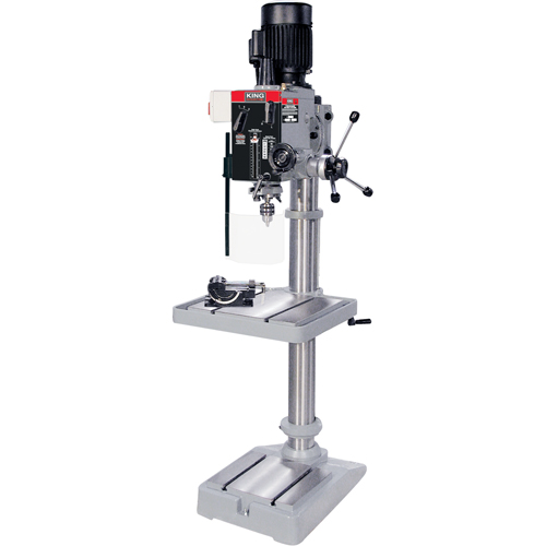 Gearhead Drilling Machines, 1/2" Chuck, 6 Speed(s), 21-3/4" W x 19-1/2" L, #3 Morse Moffatt Supply & Specialties